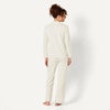 Amazon Essentials Women’s Cotton Modal Long-Sleeve Notch Collar Shirt and Full-Length Elastic Waist Pajama Pant Set(Beige)