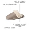 Amazon Essentials Women’s Faux Fur Cozy Slippers(Grey)