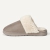 Amazon Essentials Women’s Faux Fur Cozy Slippers(Grey)