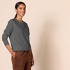 Amazon Essentials Women’s Fleece Crewneck Long Sleeve Pullover Sweatshirt (Available in Plus Size)(Charcoal Heather)
