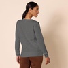 Amazon Essentials Women’s Fleece Crewneck Long Sleeve Pullover Sweatshirt (Available in Plus Size)(Charcoal Heather)