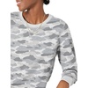 Amazon Essentials Women’s Fleece Crewneck Long Sleeve Pullover Sweatshirt (Available in Plus Size)(Grey Camo)
