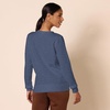 Amazon Essentials Women’s Fleece Crewneck Long Sleeve Pullover Sweatshirt (Available in Plus Size)(Navy Heather)