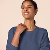 Amazon Essentials Women’s Fleece Crewneck Long Sleeve Pullover Sweatshirt (Available in Plus Size)(Navy Heather)