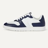 Amazon Essentials Women’s Low Top Court Sneakers with Padded Collar(White/Navy)