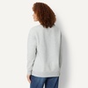 Amazon Essentials Women’s Oversized V-Neck Fleece Pullover Sweatshirt(Light Grey Heather)