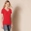 Amazon Essentials Women’s Regular-Fit Short-Sleeve Crewneck T-Shirt, Cotton Modal Blend, Pack of 2(Red/White)