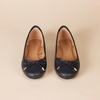 Amazon Essentials Women’s Round Toe Ballet Flats(Navy)