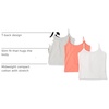 Amazon Essentials Women’s Slim-Fit Camisole for Layering and Everyday Wear, Pack of 4(4-pack Coral Multi Pack)
