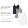 Amazon Essentials Women’s Slim-Fit Camisole for Layering and Everyday Wear, Pack of 4(4-pack Navy Grey Multi)