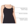 Amazon Essentials Women’s Slim-Fit Camisole for Layering and Everyday Wear, Pack of 4(Americana Pack)