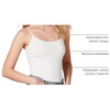 Amazon Essentials Women’s Slim-Fit Camisole for Layering and Everyday Wear, Pack of 4(Black/Brown/Light Brown/White)