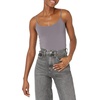 Amazon Essentials Women’s Slim-Fit Camisole for Layering and Everyday Wear, Pack of 4(Grey/Taupe/ Multi)
