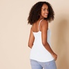 Amazon Essentials Women’s Slim-Fit Camisole for Layering and Everyday Wear, Pack of 4(Light Grey Heather/White/Light Pink/Light Blue)