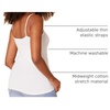 Amazon Essentials Women’s Slim-Fit Camisole for Layering and Everyday Wear, Pack of 4(White)