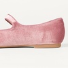 Amazon Essentials Women’s Square-Toe Mary Jane Ballet Flat with Adjustable Metal Buckle Strap, Non-Slip Low Heel, Cushioned(Mauve Velvet)