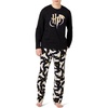 Amazon Essentials Men’s 100% Cotton Flannel Pant and Long-Sleeve T-Shirt Pajama Set(Harry Potter Hedwig – Mens)