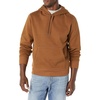 Amazon Essentials Men’s Heavyweight Relaxed Fit Pullover Hooded Sweatshirt, Warm Fleece with Brushed Interior(Toffee Brown)