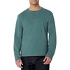 Amazon Essentials Men’s Long Sleeve Henley Shirt for Men, Regular-Fit, Cotton, Available in Big & Tall(Slate Green)