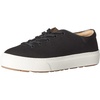 Amazon Essentials Womens Casual Lace Up Platform Sneakers(Black)