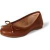 Amazon Essentials Women’s Round Toe Ballet Flats(Tan)