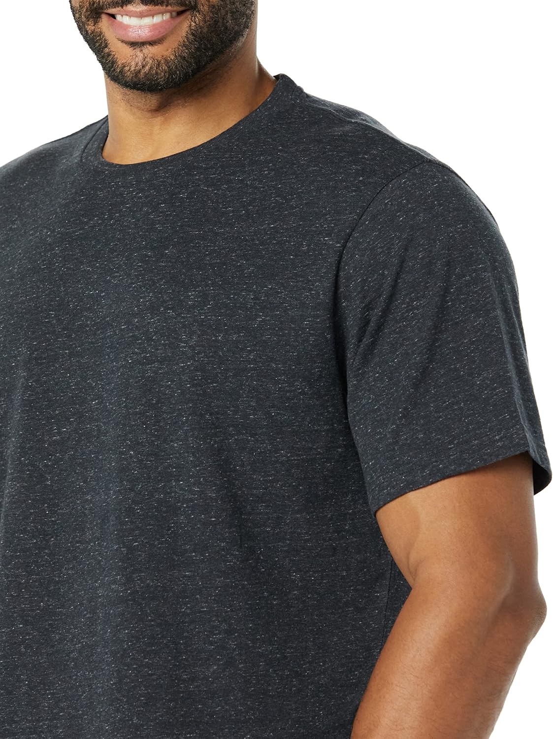 image:imageAmazon Essentials Mens ShortSleeve Crewneck TShirtsCharcoal HeatherCharcoal Heather