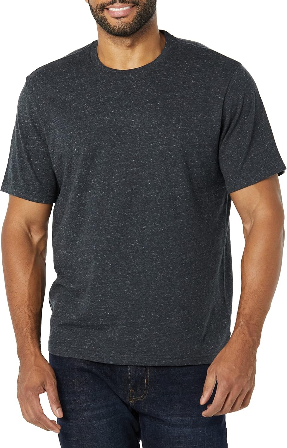 image:imageAmazon Essentials Mens ShortSleeve Crewneck TShirtsCharcoal HeatherCharcoal Heather