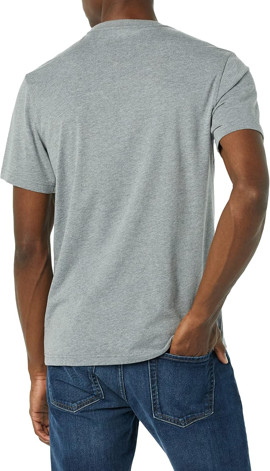 image:imageAmazon Essentials Mens ShortSleeve Crewneck TShirtsHeather GreyHeather Grey