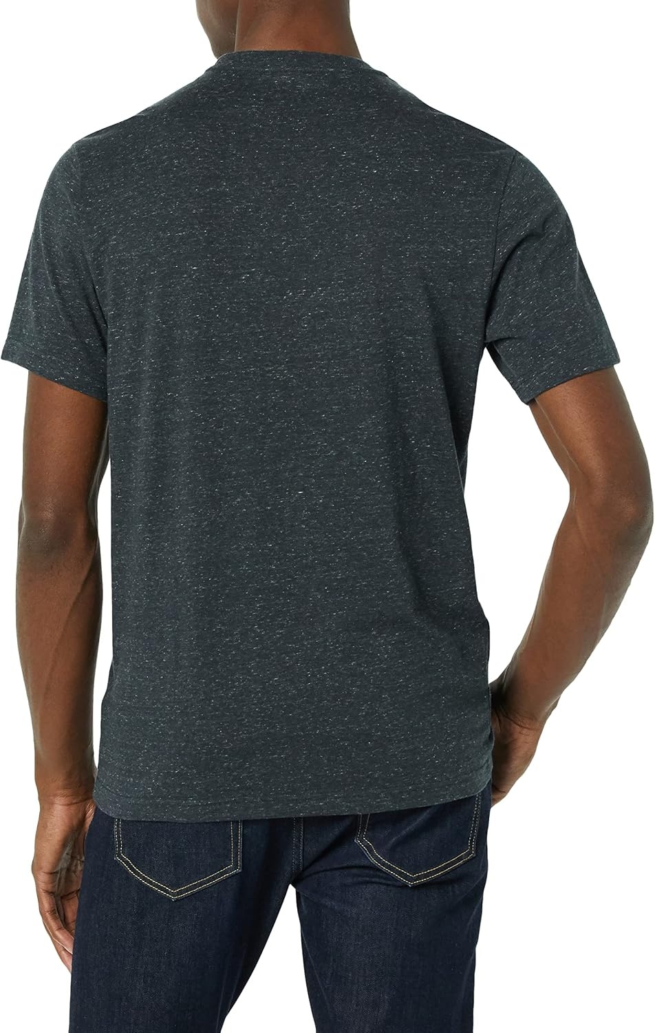 image:imageAmazon Essentials Mens ShortSleeve Crewneck TShirtsNavyCharcoal Heather