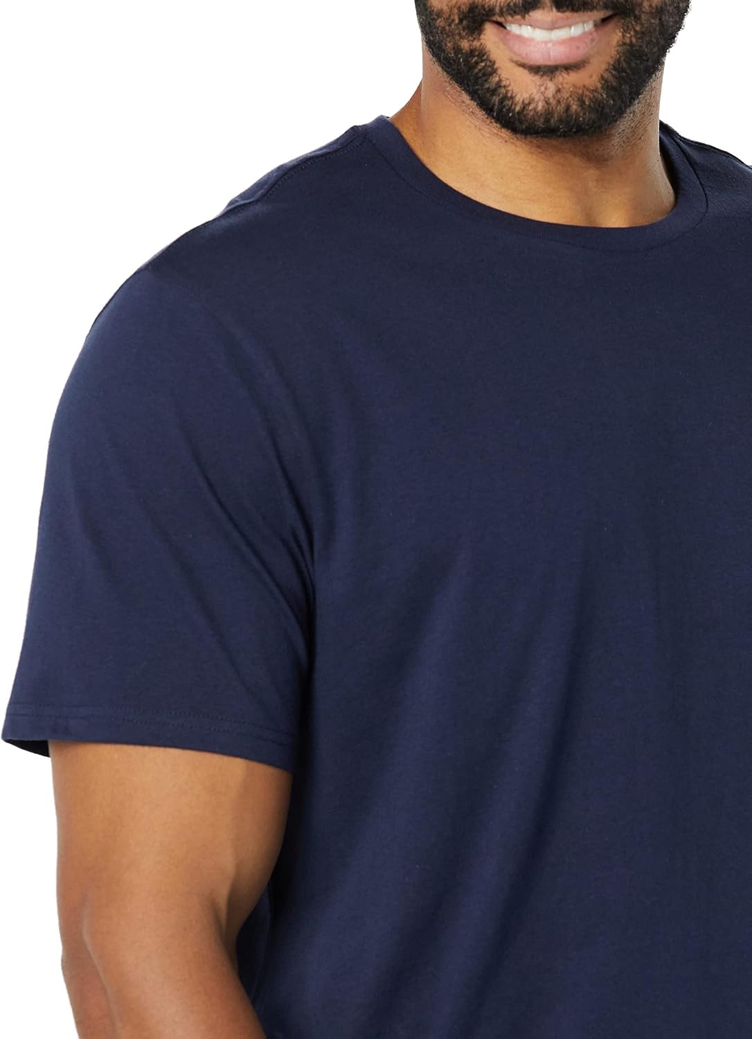 image:imageAmazon Essentials Mens ShortSleeve Crewneck TShirtsNavyDark Blue