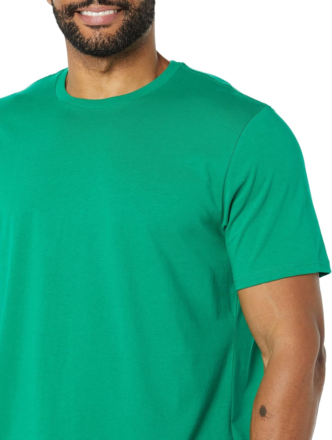 image:imageAmazon Essentials Mens ShortSleeve Crewneck TShirtsNavyGreen