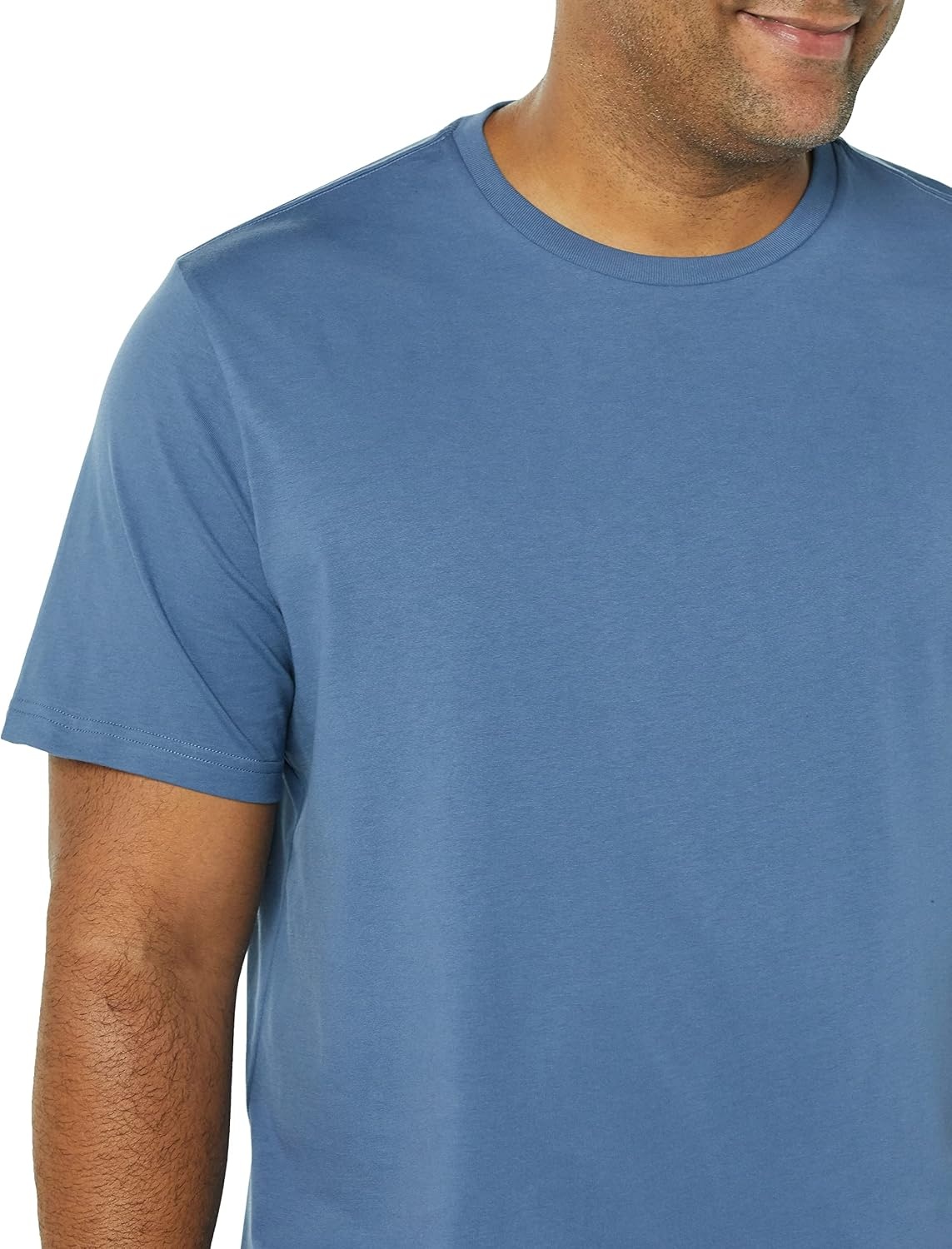 image:imageAmazon Essentials Mens ShortSleeve Crewneck TShirtsWashed BlueLavender