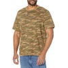 Amazon Essentials Men’s Short-Sleeve Crewneck T-Shirts(Black  Camo Print)