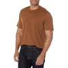 Amazon Essentials Men’s Short-Sleeve Crewneck T-Shirts(Black/Brown)