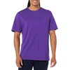Amazon Essentials Men’s Short-Sleeve Crewneck T-Shirts(Black/Dark Purple)