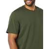 Amazon Essentials Men’s Short-Sleeve Crewneck T-Shirts(Black/Olive)