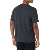 Amazon Essentials Men’s Short-Sleeve Crewneck T-Shirts(Charcoal Heather/Burgundy)