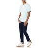 Amazon Essentials Men’s Short-Sleeve Crewneck T-Shirts(Light Blue/Light Aqua)