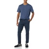 Amazon Essentials Men’s Short-Sleeve Crewneck T-Shirts(Washed Blue  Tonal Floral Print)