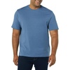Amazon Essentials Men’s Short-Sleeve Crewneck T-Shirts(Washed Blue  Tonal Floral Print)