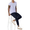 Amazon Essentials Men’s Short-Sleeve Crewneck T-Shirts(Washed Blue/Lavendar)