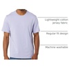 Amazon Essentials Men’s Short-Sleeve Crewneck T-Shirts(Washed Blue/Lavender)