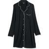 Amazon Essentials Women’s Breathable Piped Nightshirt (Available in Plus Size)(Black)