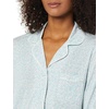 Amazon Essentials Women’s Breathable Piped Nightshirt (Available in Plus Size)(Blue Pink Leopard)