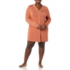 Amazon Essentials Women’s Breathable Piped Nightshirt (Available in Plus Size)(Caramel)