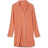 Amazon Essentials Women’s Breathable Piped Nightshirt (Available in Plus Size)(Caramel)