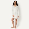 Amazon Essentials Women’s Breathable Piped Nightshirt (Available in Plus Size)(Ivory)