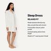 Amazon Essentials Women’s Breathable Piped Nightshirt (Available in Plus Size)(Ivory)
