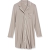 Amazon Essentials Women’s Breathable Piped Nightshirt (Available in Plus Size)(Smokey Grey)