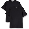 Amazon Essentials Men’s Short-Sleeve Crewneck T-Shirts(Black/Black)